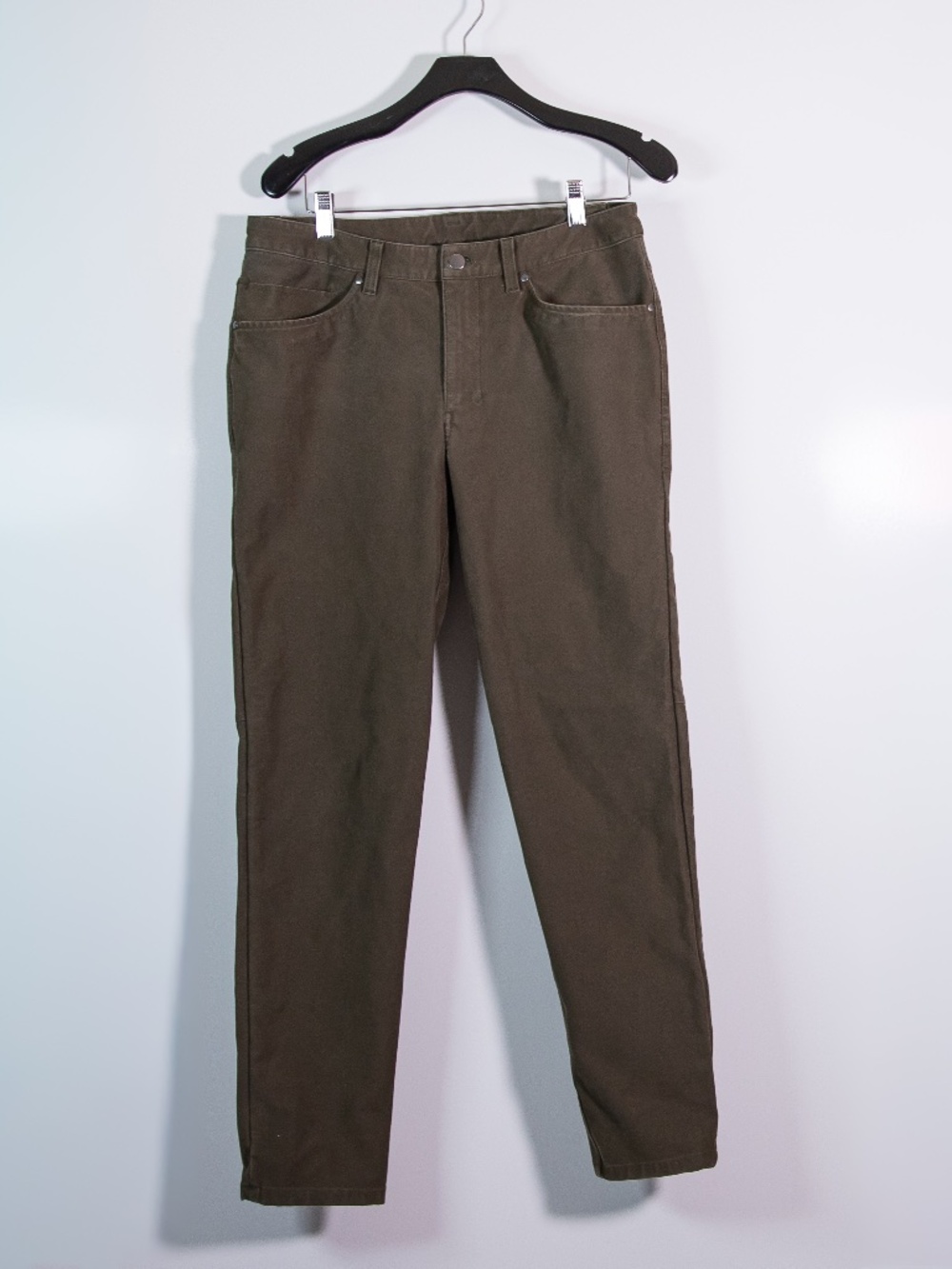 Lululemon Men's Cotton Coated Canvas Straight Leg Casual Jeans Pants Medium